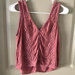 Cute pink tank top